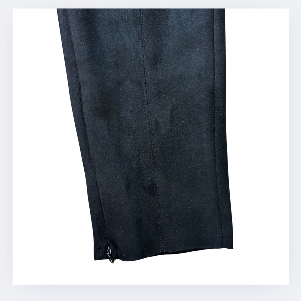 Zara Faux Suede Black Leggings - Picture 3 of 7